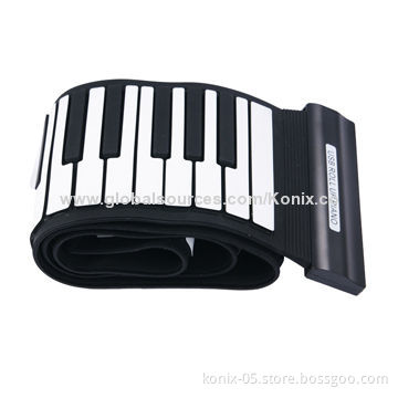 Chinese factory made 88 keys roll up piano with soft keyboard for the old